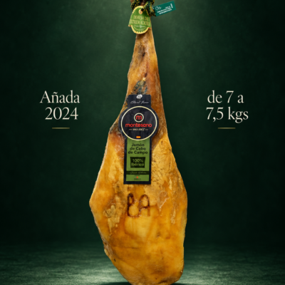 Jamón 100% ibérico Cebo de campo Montesano D.O. Dehesa de Extremadura de 7 a 7,5 kgs