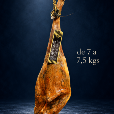 Jamón bellota 100% ibérico "ARTURO SÁNCHEZ" de 7 a 7,5 kg