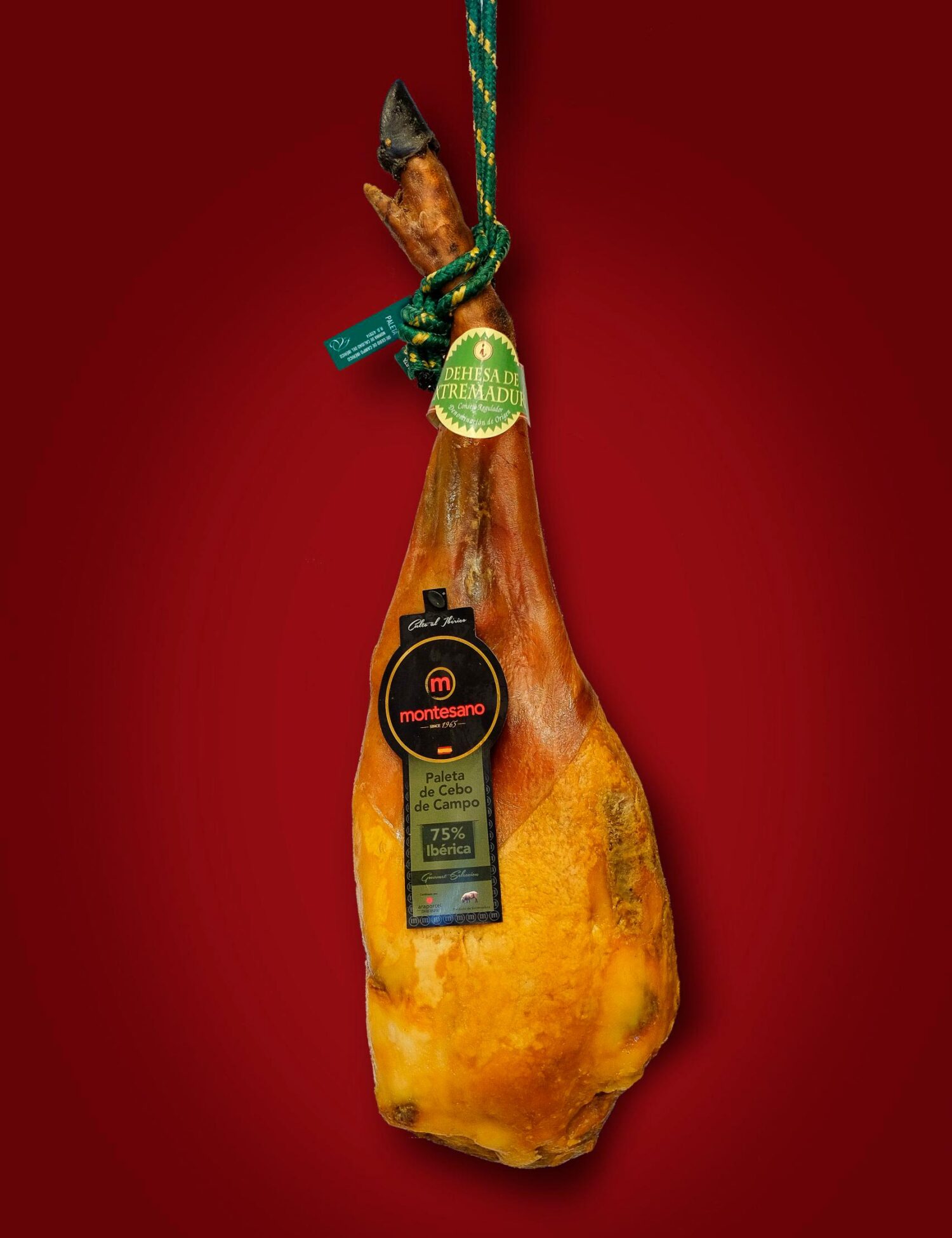 Paleta ibérica 75% Campo "Montesano" de 4,3 a 4,8kg D.O. Dehesa de Extremadura